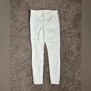 Old Navy Super Skinny White Jeans